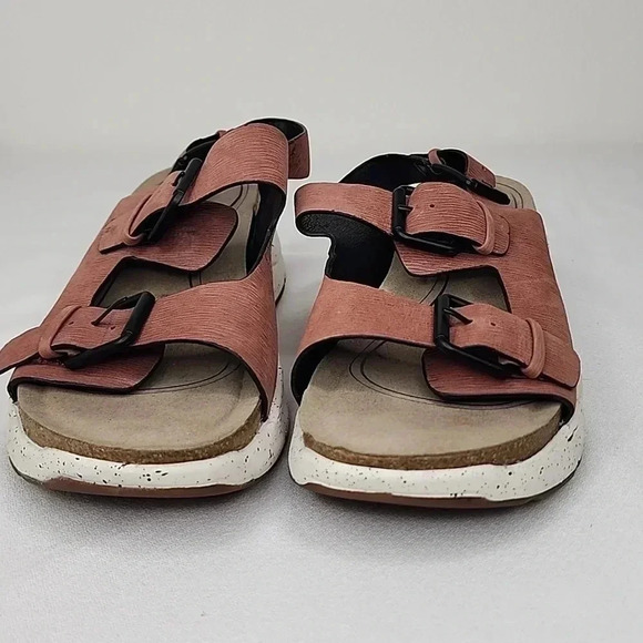 Bionica Olin-Dessert Rose Slingback Wedge Sandals size 9.5 - Picture 9 of 12